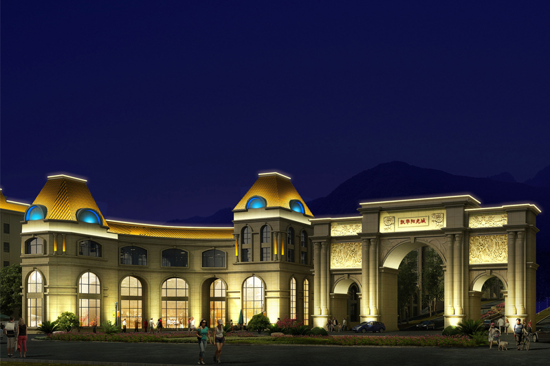 凱華陽(yáng)光城樓體亮化